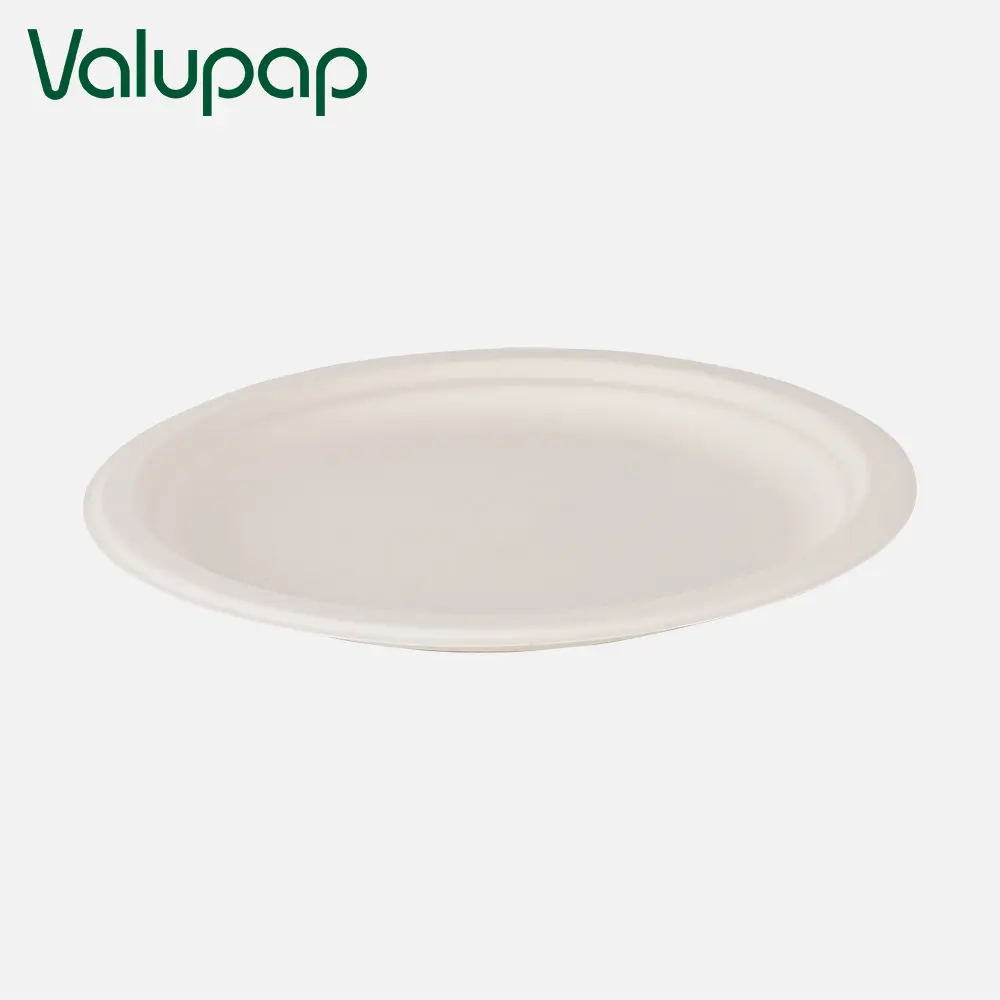 Disposable paper plate bagasse plate