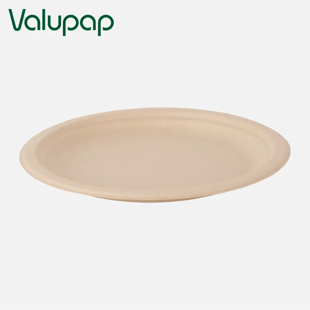 Disposable paper plate bagasse plate